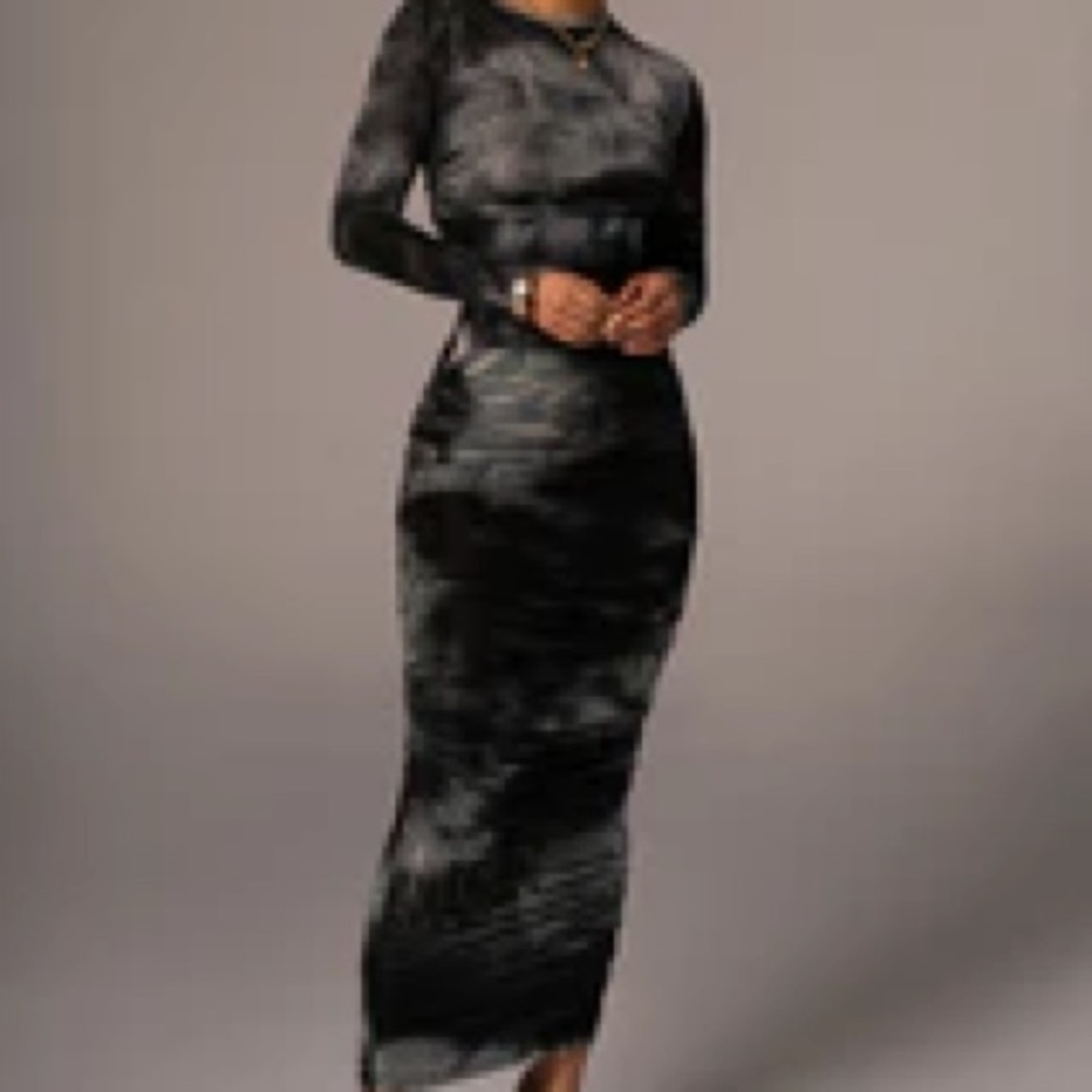 Jluxlabel black tie dye for dress
